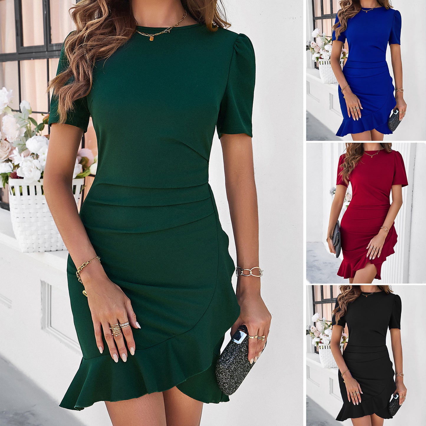 Fashion Women's Wear Elegant Slim Fit Dress