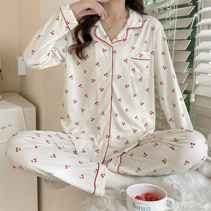 Men's And Women's Fashion Casual Printing Cartoon Bear Homewear