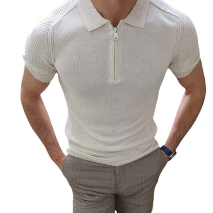 Summer Knitwear Men's Slim Top