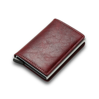 Credit Card Holder Smart Minimalist Wallet Pocket Men Women Slim Cardholder Bank Secure Creditcard Case