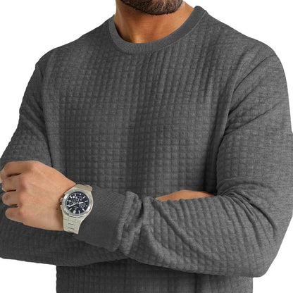 Men's Fashion Casual Round Neck Long Sleeve T-shirt