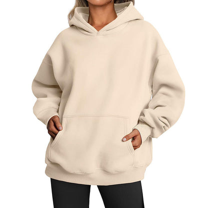 Pull à capuche épais d'automne pour femme