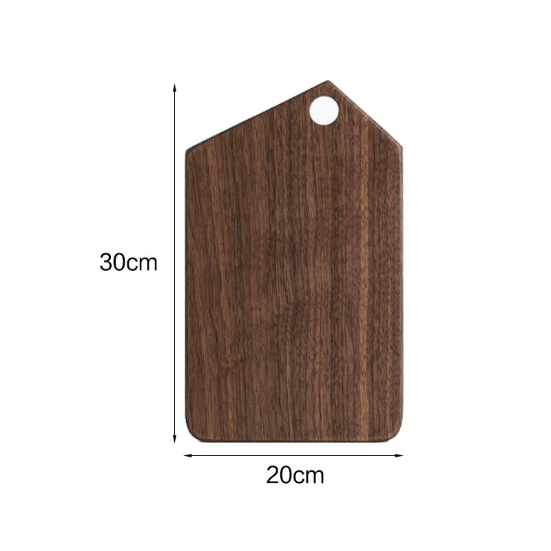 1 pcs Black Walnut Chopping Blocks Kitchen Wood Food Plate Wooden Pizza Sushi Bread Whole Wood Tray Cutting Board No Paint