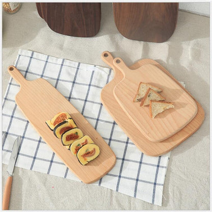 1 pcs Black Walnut Chopping Blocks Kitchen Wood Food Plate Wooden Pizza Sushi Bread Whole Wood Tray Cutting Board No Paint