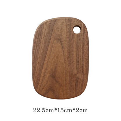 1 pcs Black Walnut Chopping Blocks Kitchen Wood Food Plate Wooden Pizza Sushi Bread Whole Wood Tray Cutting Board No Paint