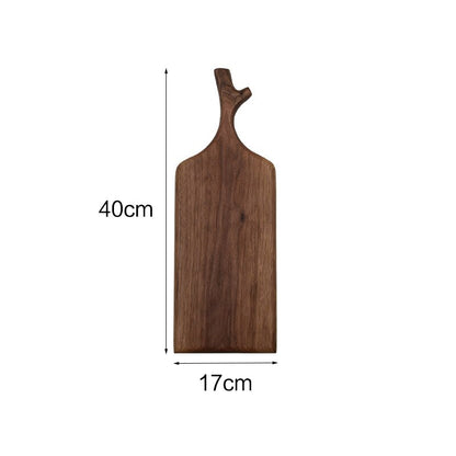 1 pcs Black Walnut Chopping Blocks Kitchen Wood Food Plate Wooden Pizza Sushi Bread Whole Wood Tray Cutting Board No Paint