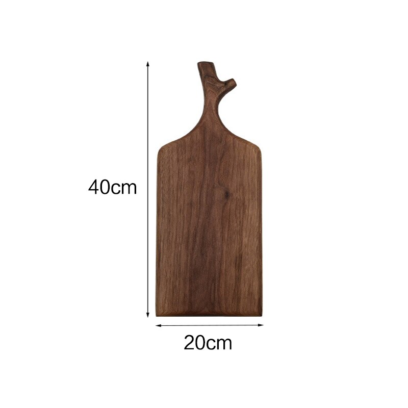 1 pcs Black Walnut Chopping Blocks Kitchen Wood Food Plate Wooden Pizza Sushi Bread Whole Wood Tray Cutting Board No Paint