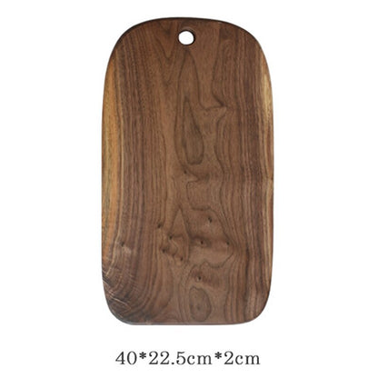 1 pcs Black Walnut Chopping Blocks Kitchen Wood Food Plate Wooden Pizza Sushi Bread Whole Wood Tray Cutting Board No Paint