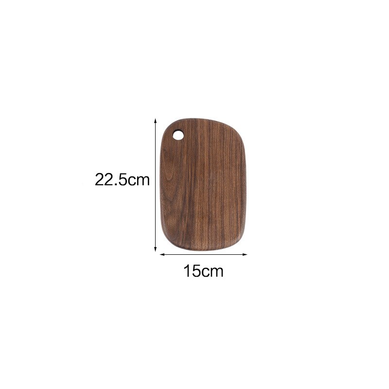 1 pcs Black Walnut Chopping Blocks Kitchen Wood Food Plate Wooden Pizza Sushi Bread Whole Wood Tray Cutting Board No Paint