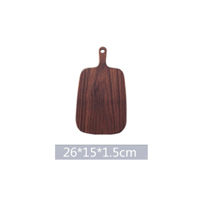 1 pcs Black Walnut Chopping Blocks Kitchen Wood Food Plate Wooden Pizza Sushi Bread Whole Wood Tray Cutting Board No Paint