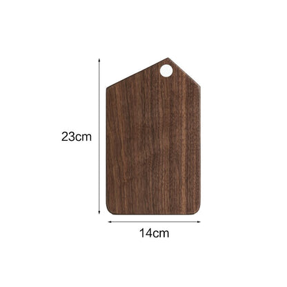 1 pcs Black Walnut Chopping Blocks Kitchen Wood Food Plate Wooden Pizza Sushi Bread Whole Wood Tray Cutting Board No Paint