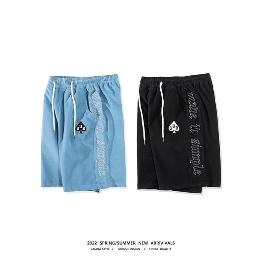 Street Hip-hop Stitching Sports Shorts Men