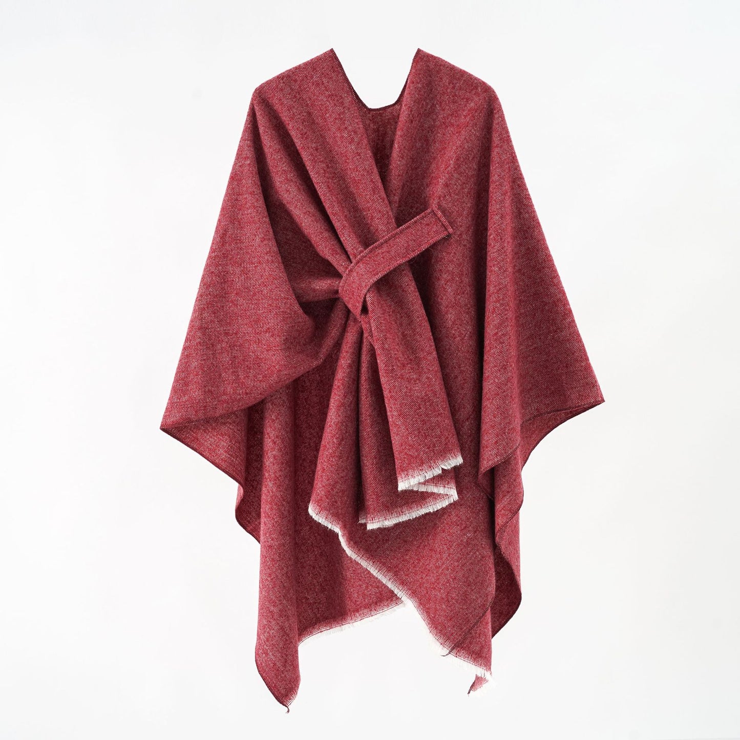 Pure Color Autumn And Winter Plus Bar Cashmere Shawl