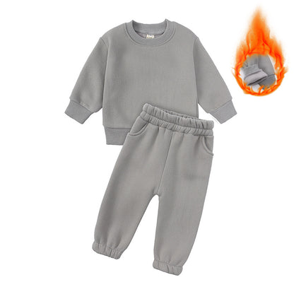 Autumn And Winter New Sweater Trousers Big Boy Korean Sports Suit