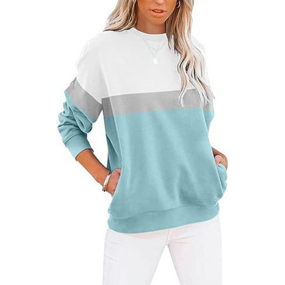 Sports Sweater Round Neck Casual Pullover