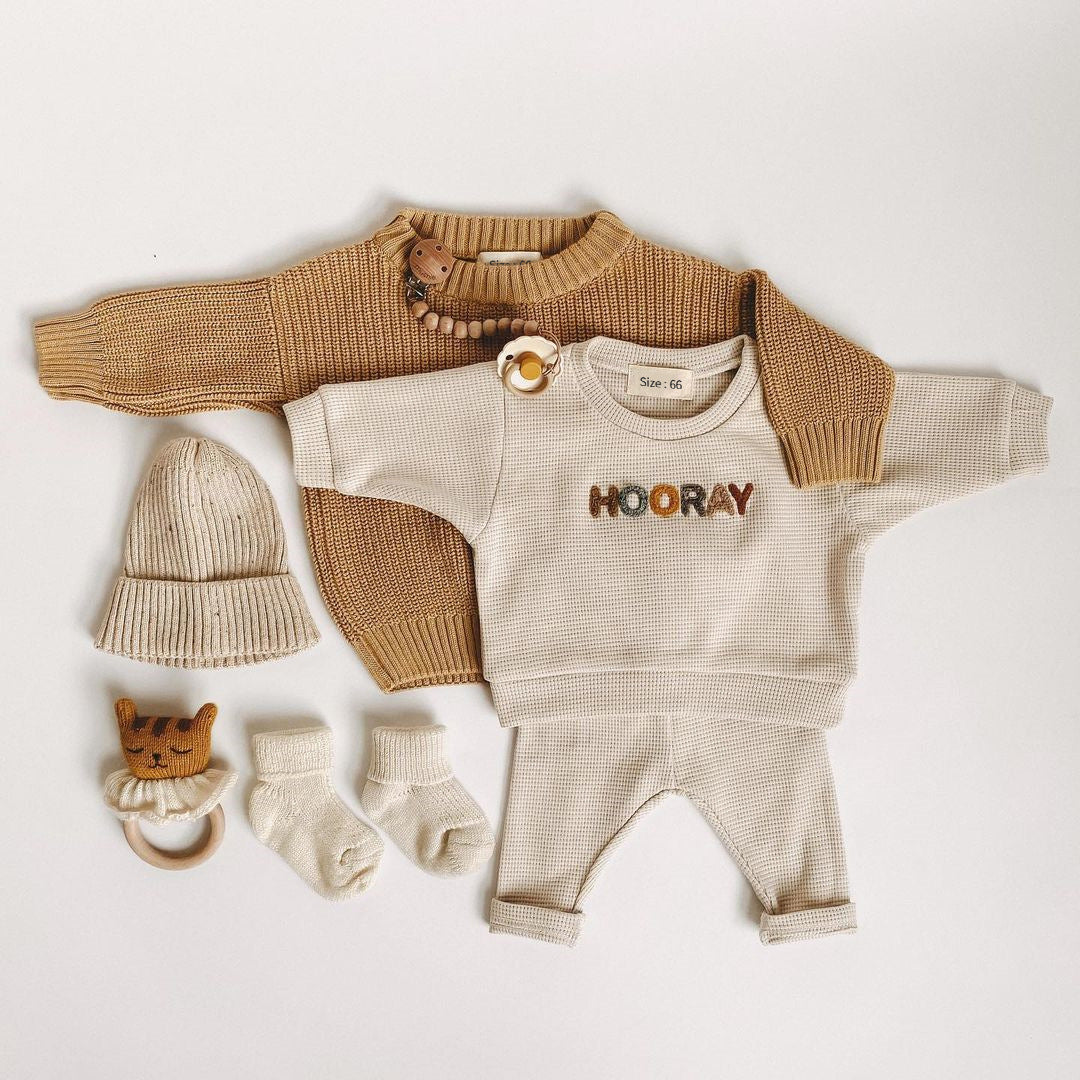 European And American Style Children's Sweater Suit