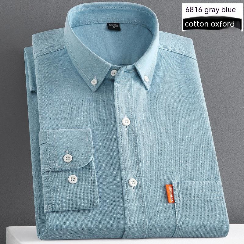 Men's Shirt Long Sleeve Pure Cotton Coat