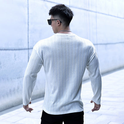 Men's Fitness Sportswear Long Sleeved T-shirt