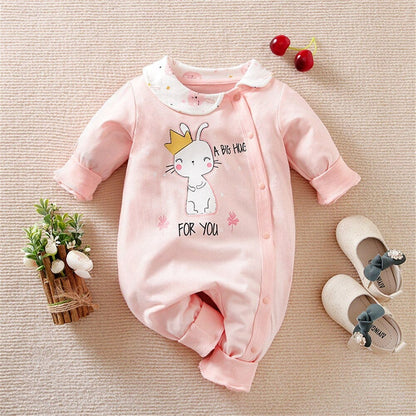 Cartoon Printed Baby One-piece Suit