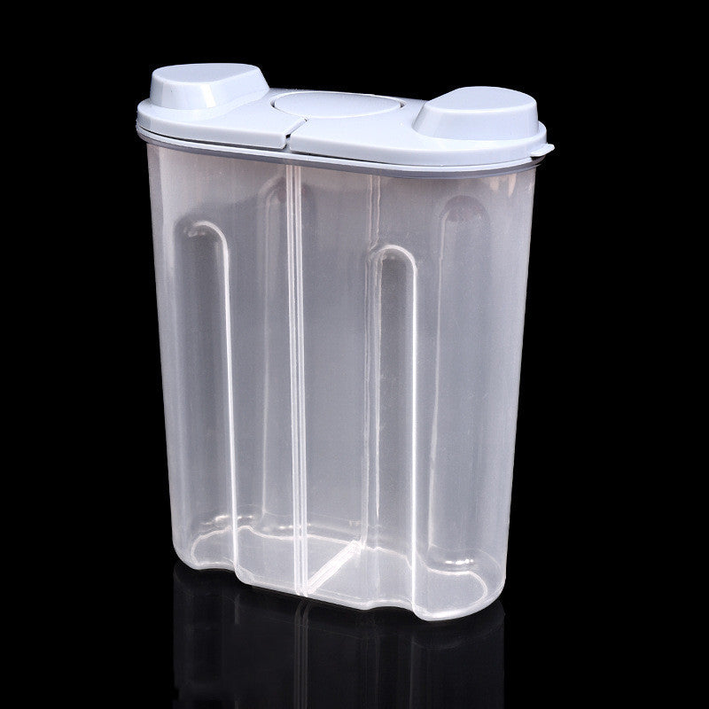 Kitchen Transparent Grain Jar Plastic Storage Box