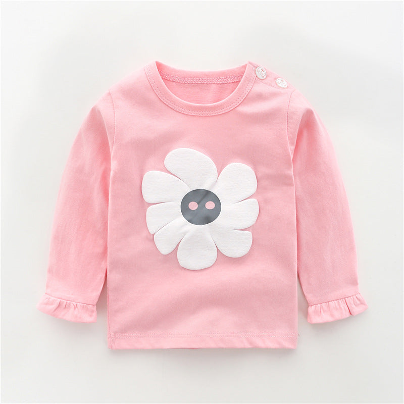 Baby Girl Children's Clothing Cotton Long Sleeves