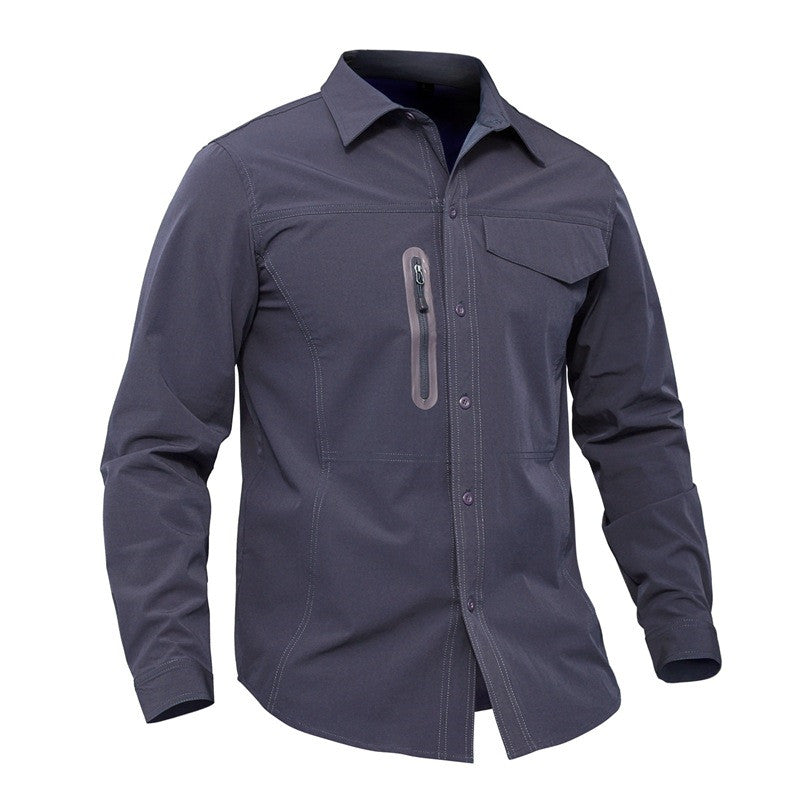 Tactical Shirt Outdoor Quick Dry Men Stretch