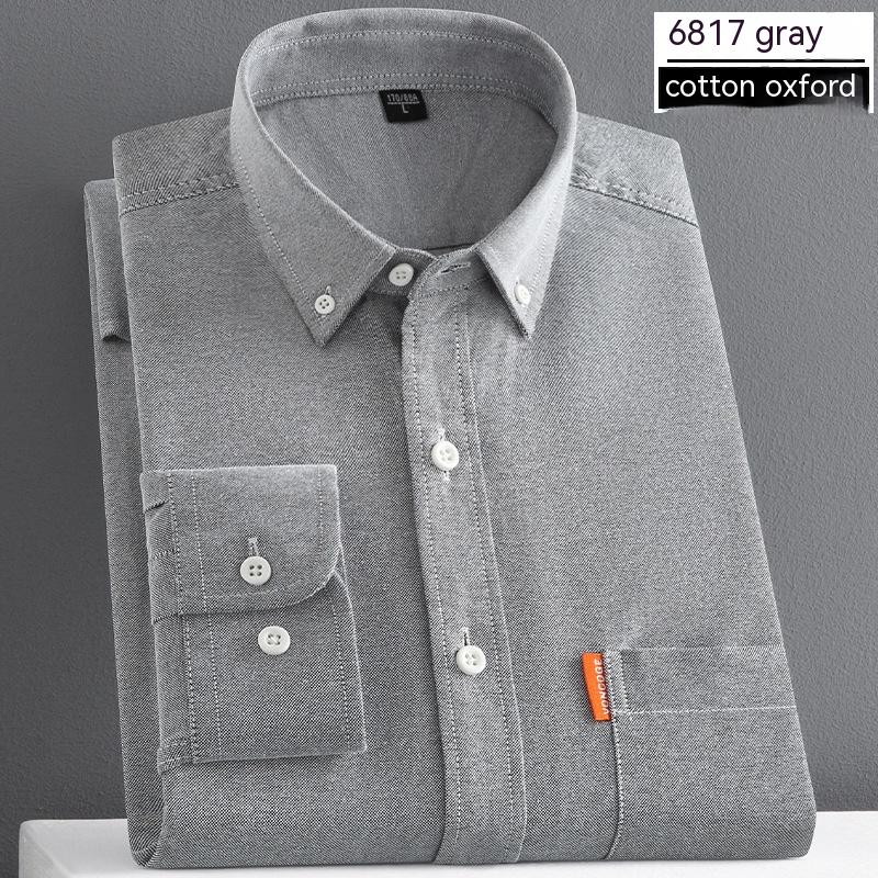 Men's Shirt Long Sleeve Pure Cotton Coat