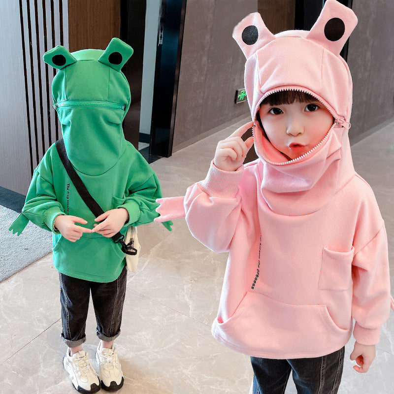 Baby Middle And Small Children's Casual Hooded Jacket