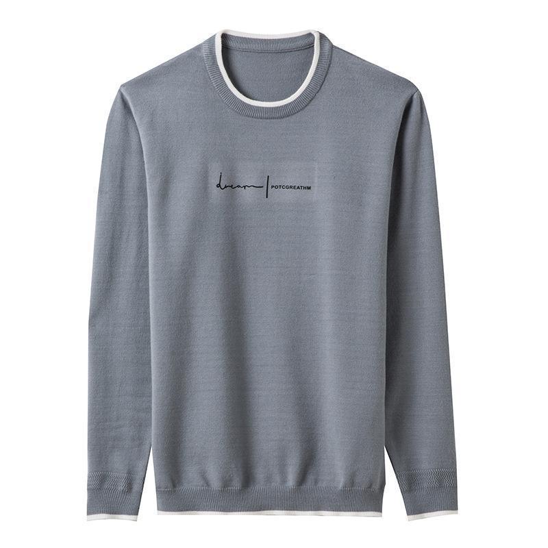 Men's Letter Printed Sweater Top