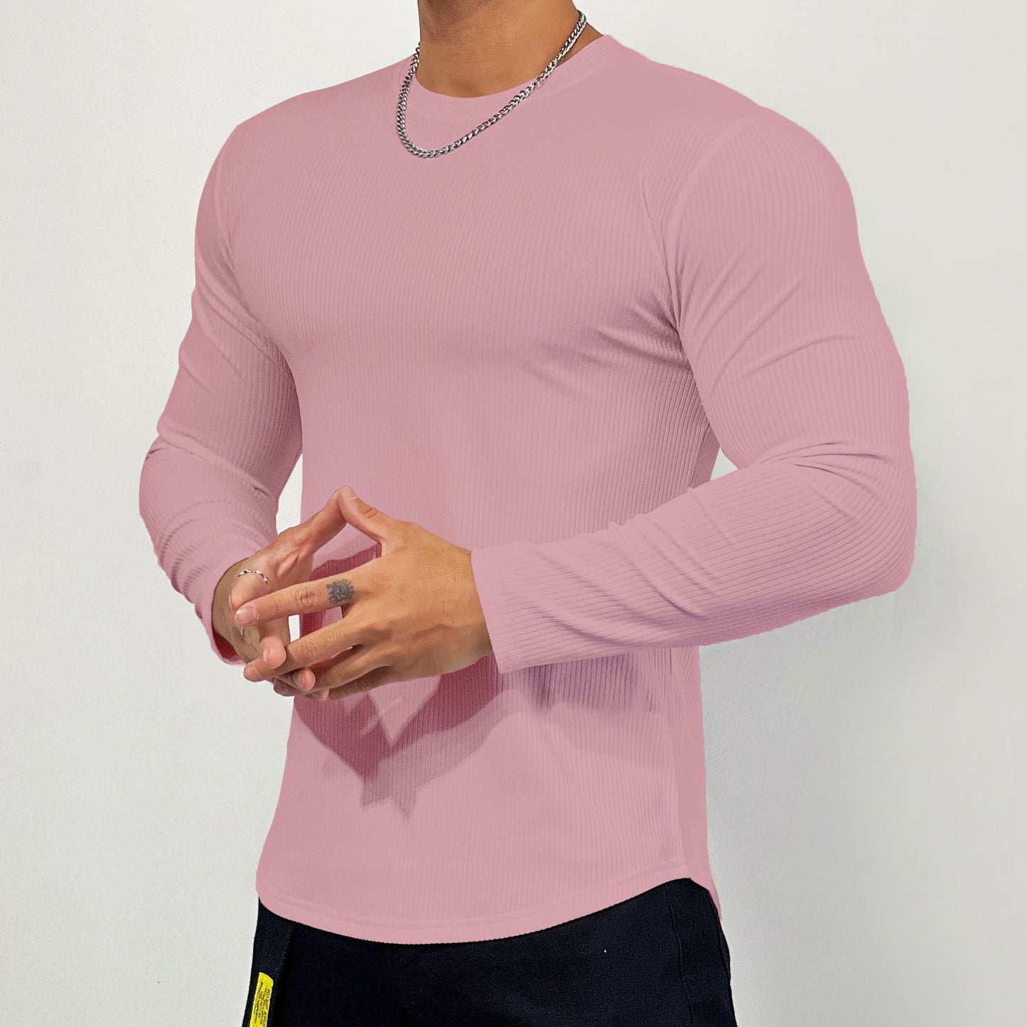 Fitness Muscle Men's Training Long Sleeve T-Shirt