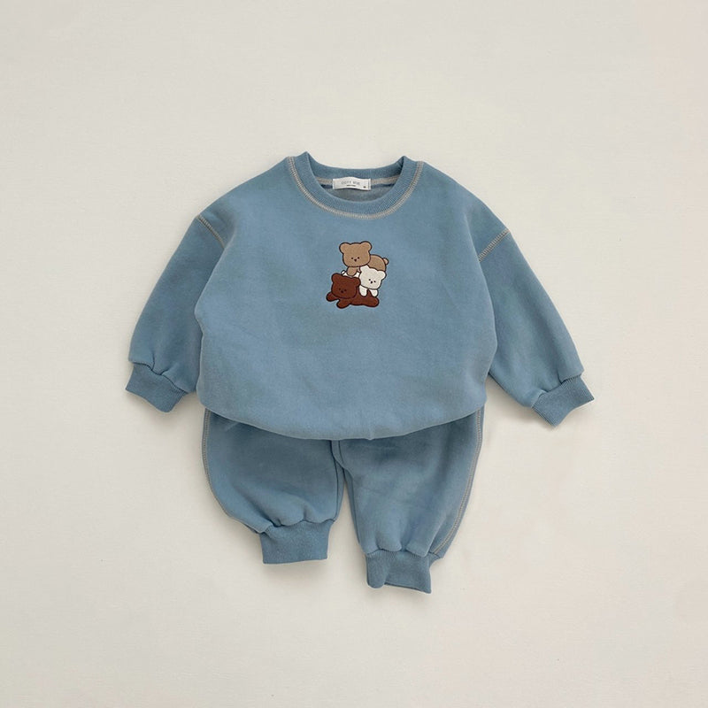 Baby Cute Little Bear Leggings Set