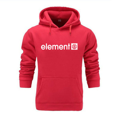 Printed Sports Hooded Pullover Casual Men's Sweater