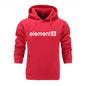 Printed Sports Hooded Pullover Casual Men's Sweater