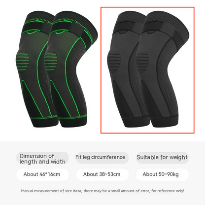 Large Calf Pressure Lengthened Knee Pad