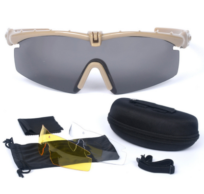 Outdoor Tactical Glasses Military Fan Protective Goggles