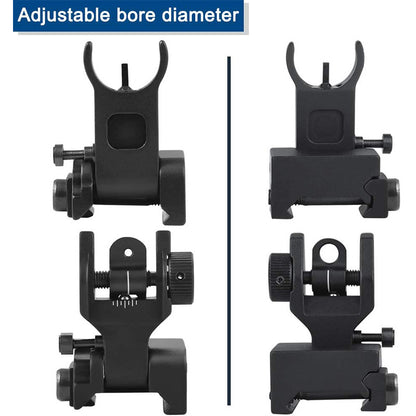 High Quality Front And Rear Tactical Folding Sights