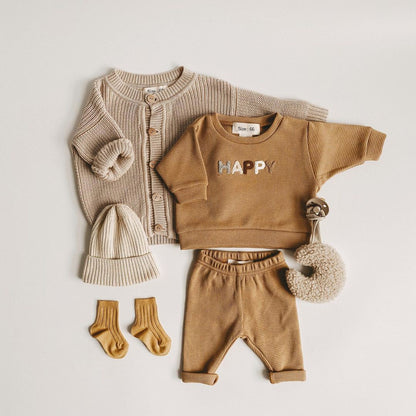 European And American Style Children's Sweater Suit