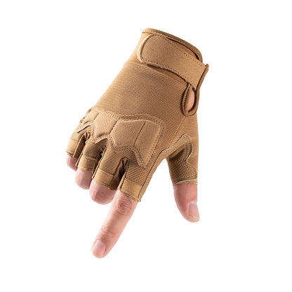 Tactical half finger gloves