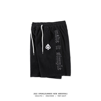Street Hip-hop Stitching Sports Shorts Men