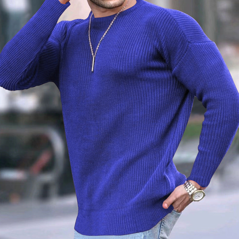 Men's Crew Neck Casual Pullover Knit