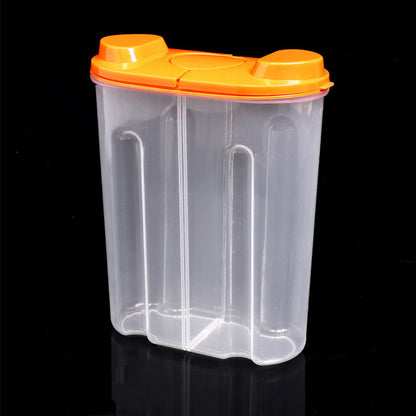 Kitchen Transparent Grain Jar Plastic Storage Box