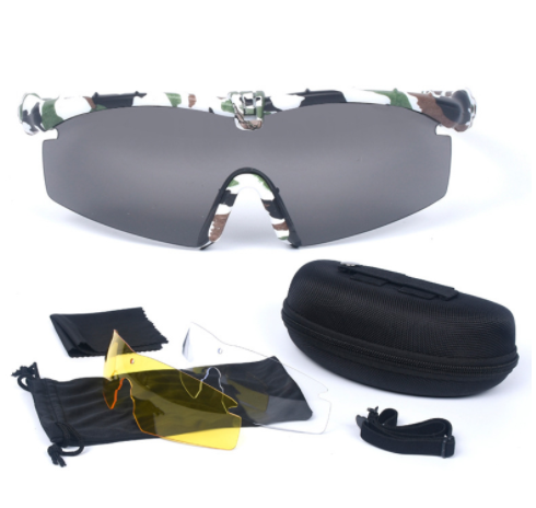 Outdoor Tactical Glasses Military Fan Protective Goggles