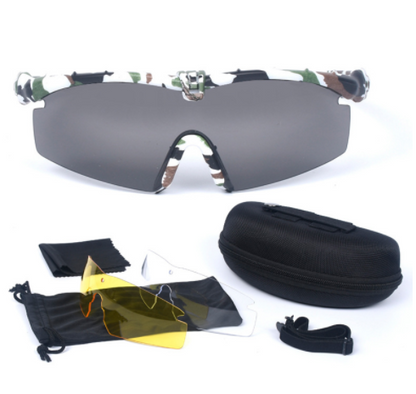 Outdoor Tactical Glasses Military Fan Protective Goggles