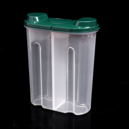 Kitchen Transparent Grain Jar Plastic Storage Box