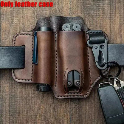 Outdoor Vintage EDC Tactical Tool Leather Case