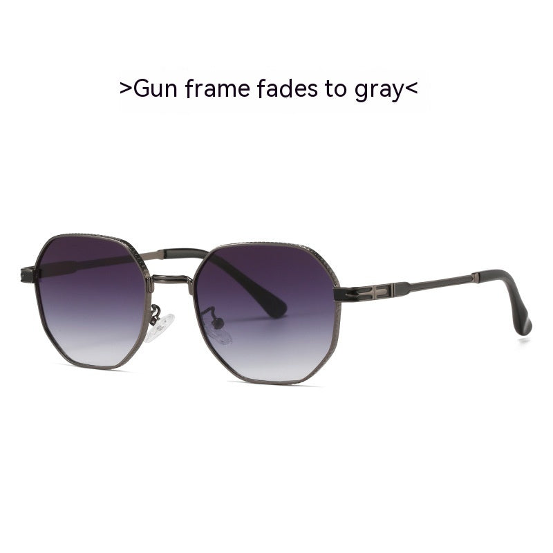 Women's Metal Frame Sun Glasses