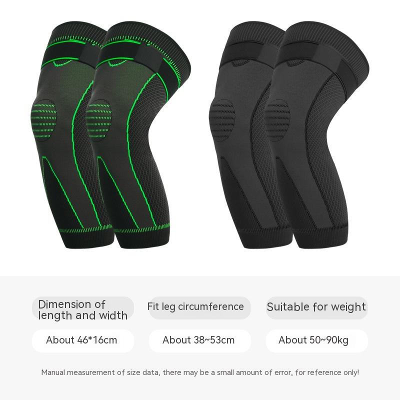 Large Calf Pressure Lengthened Knee Pad