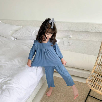 New Little Girl's Two-piece Homewear Suit