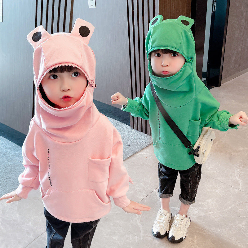 Baby Middle And Small Children's Casual Hooded Jacket