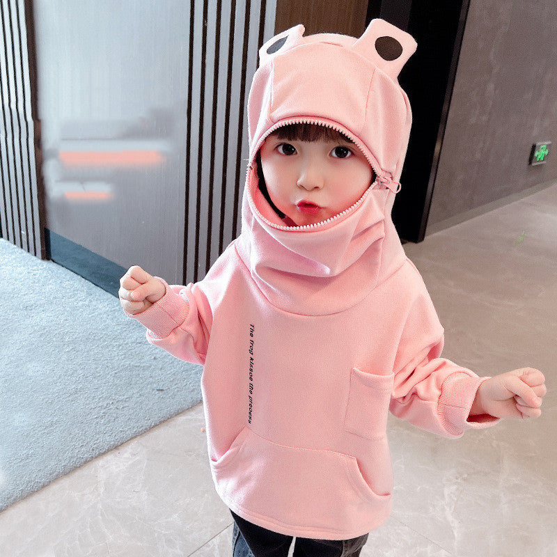 Baby Middle And Small Children's Casual Hooded Jacket